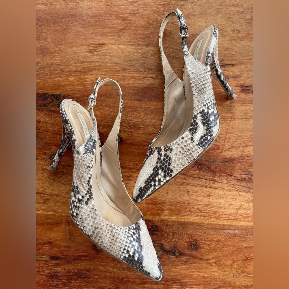 Leather heels